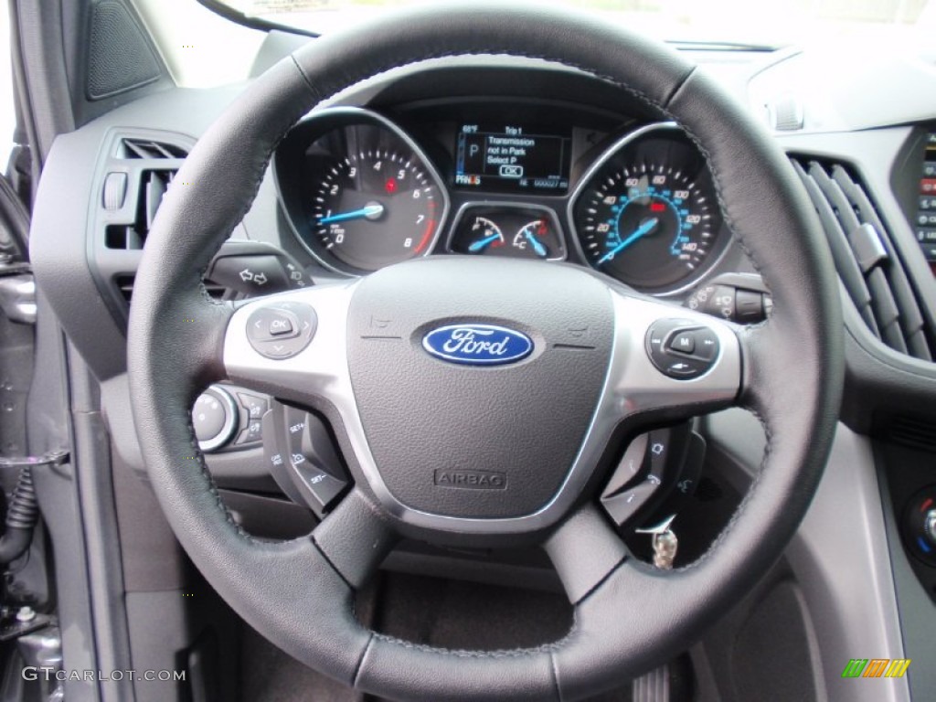 2014 Escape SE 1.6L EcoBoost - Sterling Gray / Charcoal Black photo #33