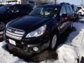 2014 Crystal Black Silica Subaru Outback 2.5i Premium  photo #1