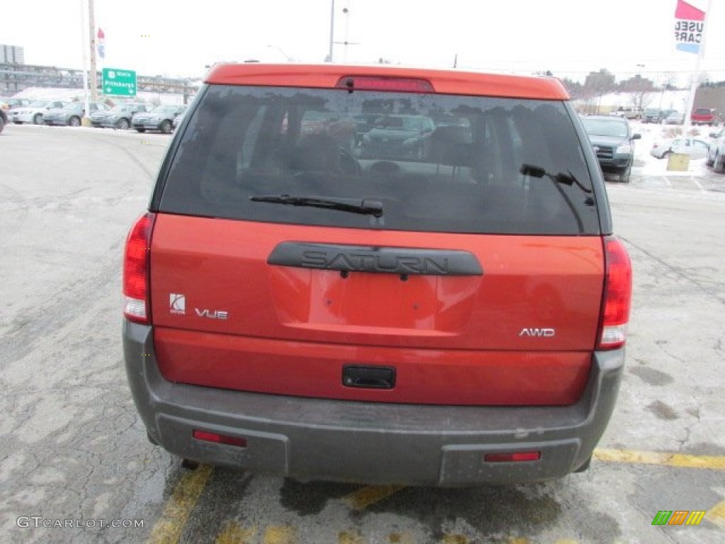 2003 VUE AWD - Orange / Light Tan photo #8