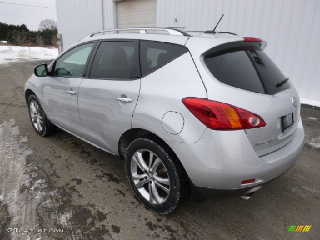 2009 Murano LE AWD - Brilliant Silver Metallic / Black photo #8