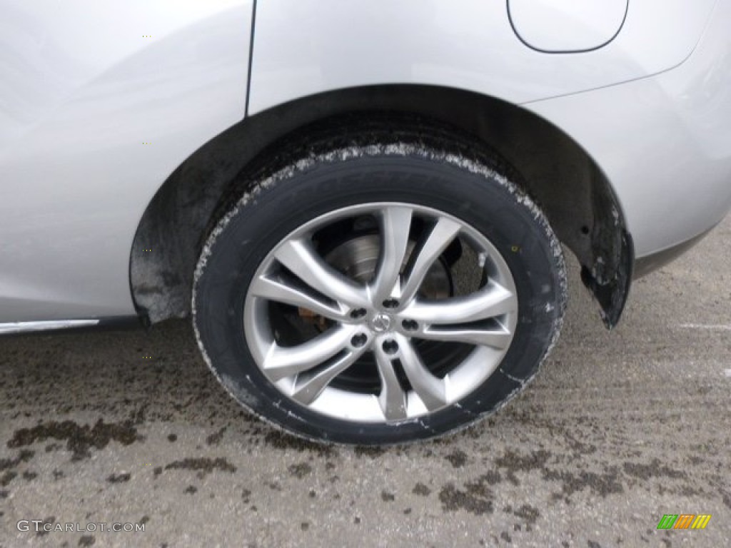 2009 Murano LE AWD - Brilliant Silver Metallic / Black photo #9