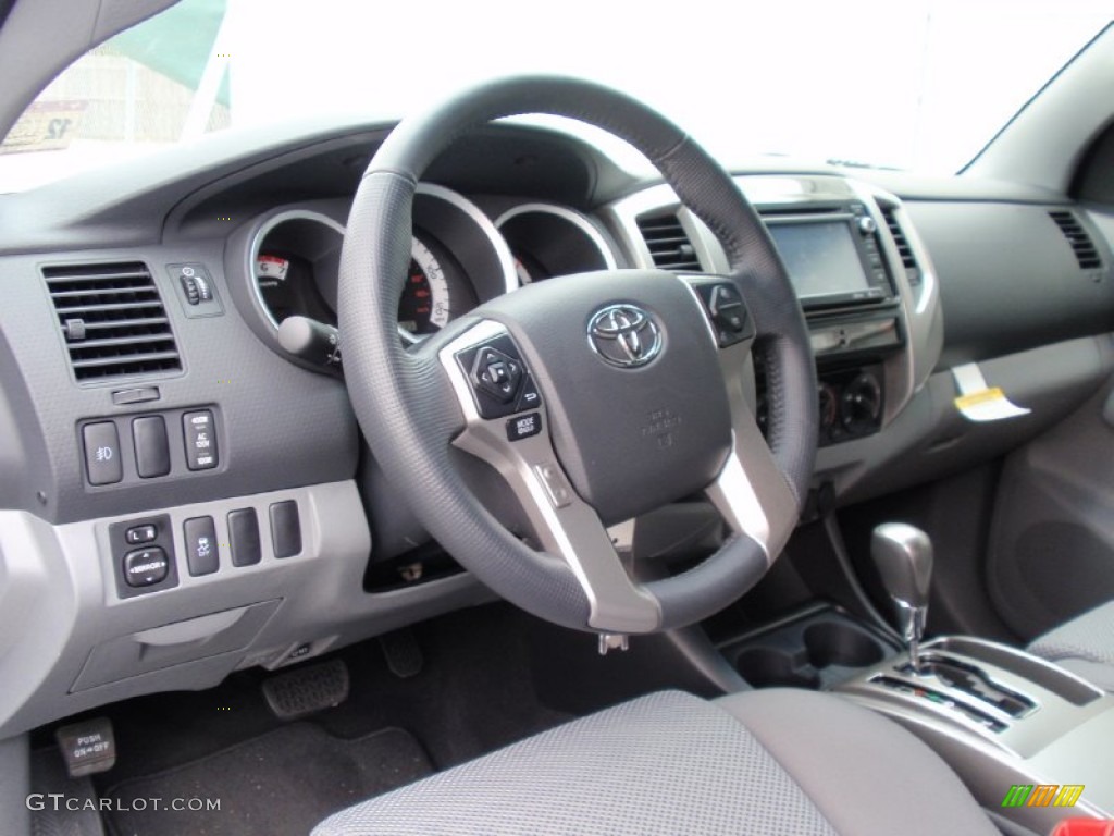 2014 Toyota Tacoma V6 TRD Double Cab Graphite Dashboard Photo #90215753