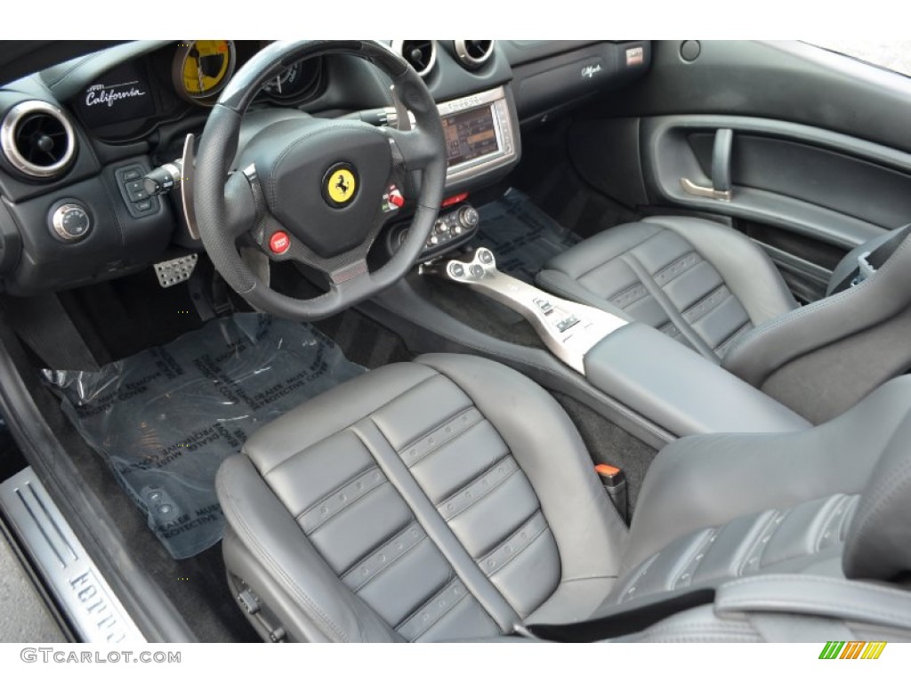 Black Interior 2009 Ferrari California Standard California Model Photo #90217838