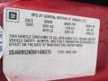 Info Tag of 1998 Regal LS