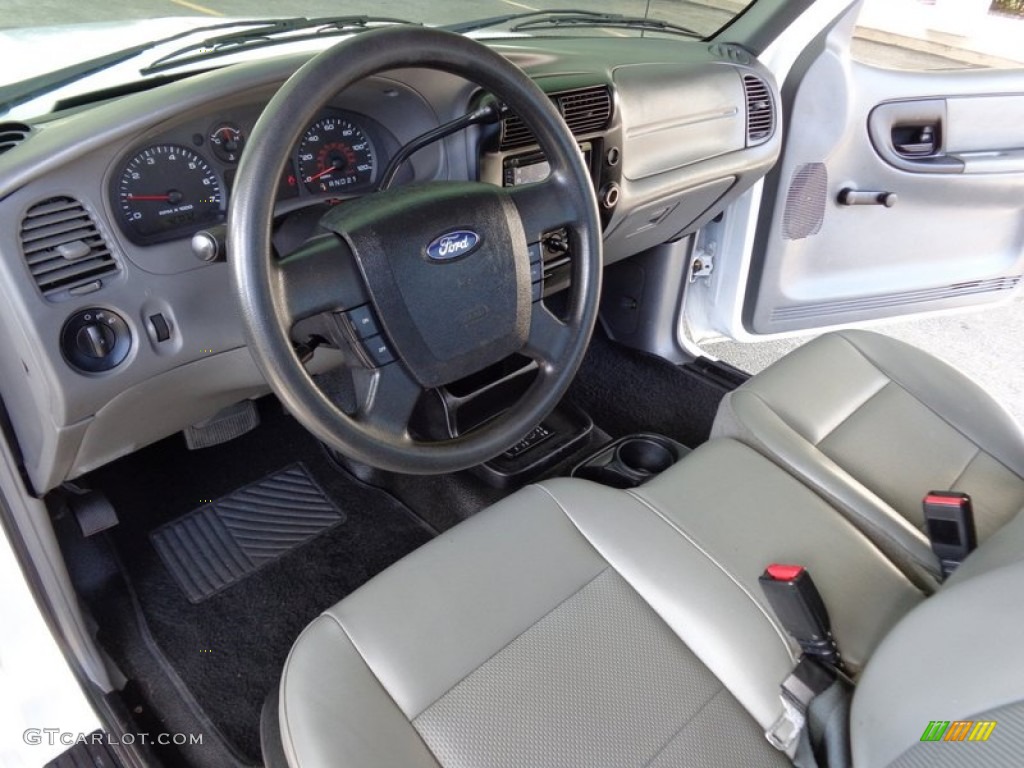 Medium Dark Flint Interior 2009 Ford Ranger XL Regular Cab Photo #90218975
