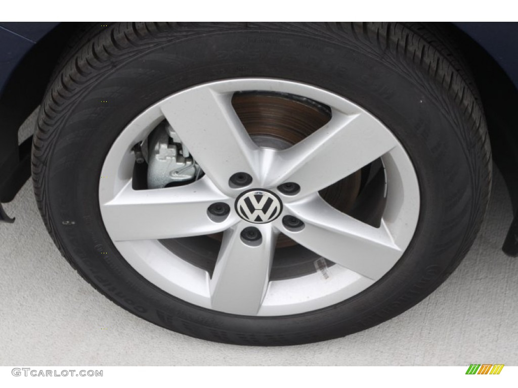 2014 Jetta TDI Sedan - Tempest Blue Metallic / Cornsilk Beige photo #4