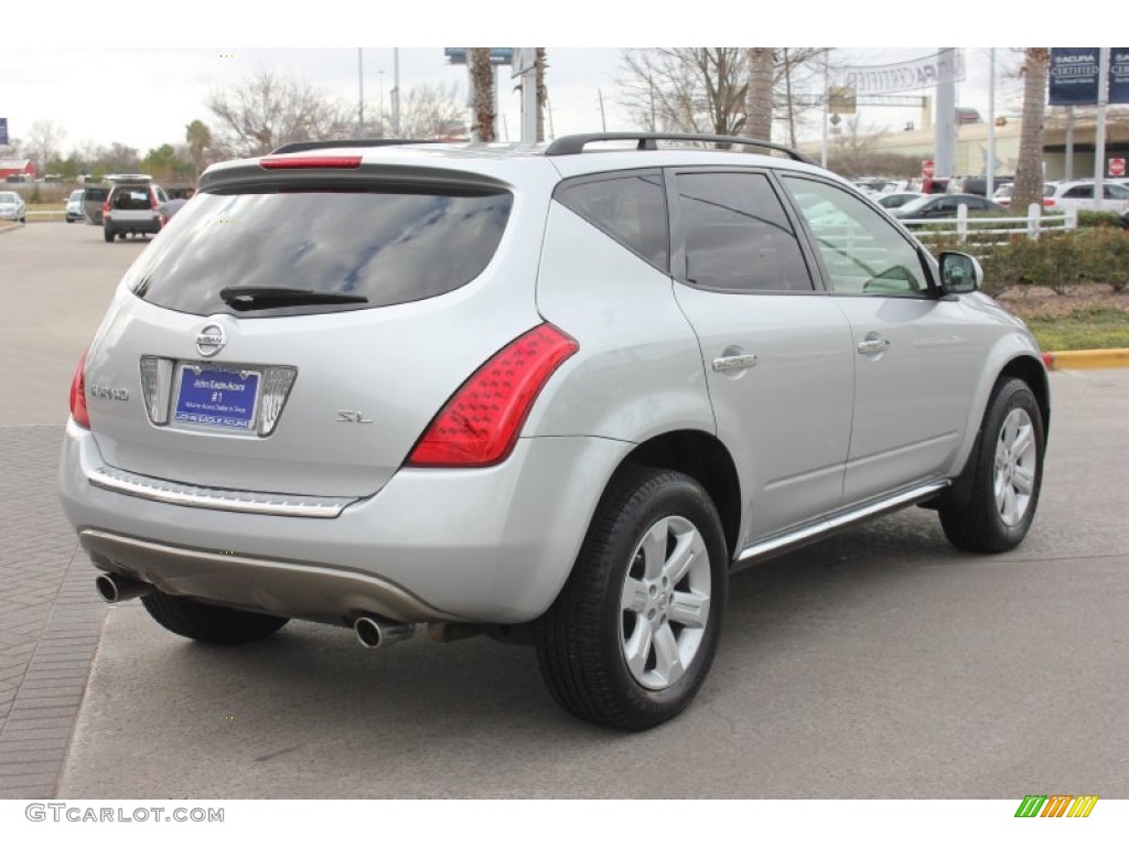 2007 Murano SL - Brilliant Silver Metallic / Cafe Latte photo #7