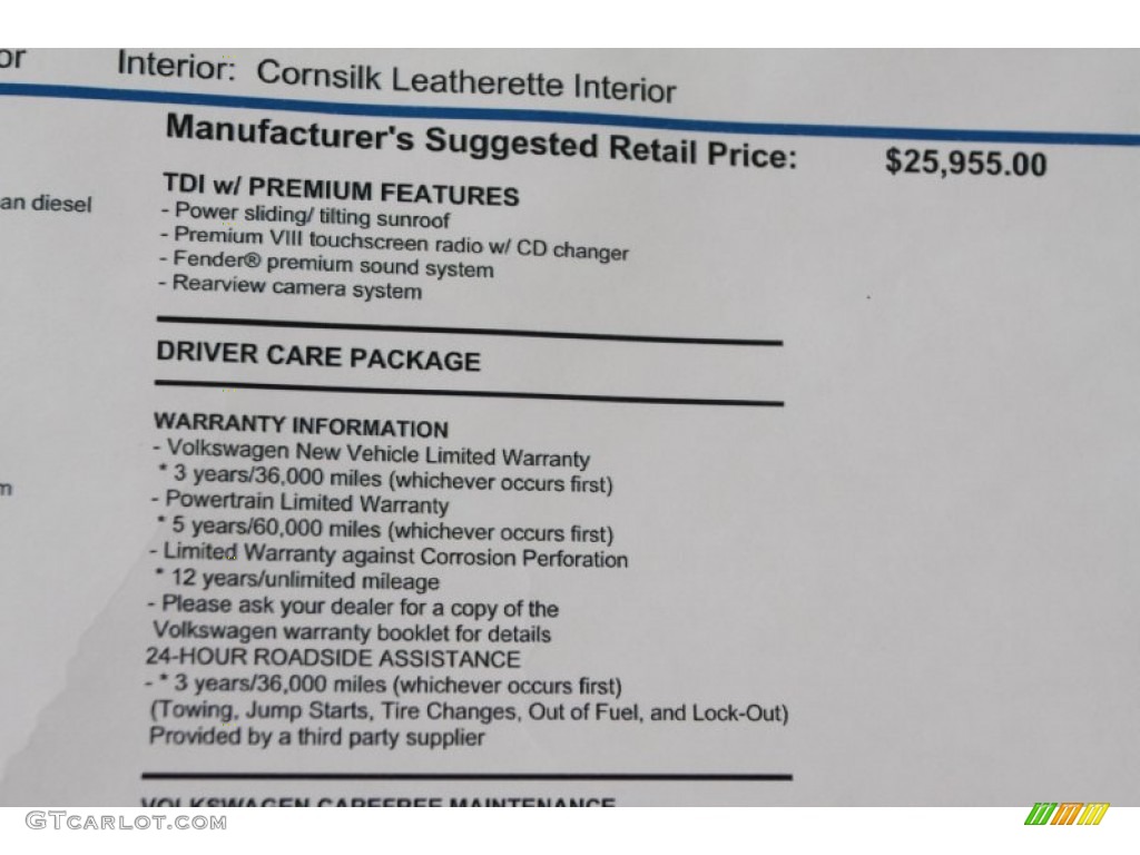 2014 Jetta TDI Sedan - Tempest Blue Metallic / Cornsilk Beige photo #12