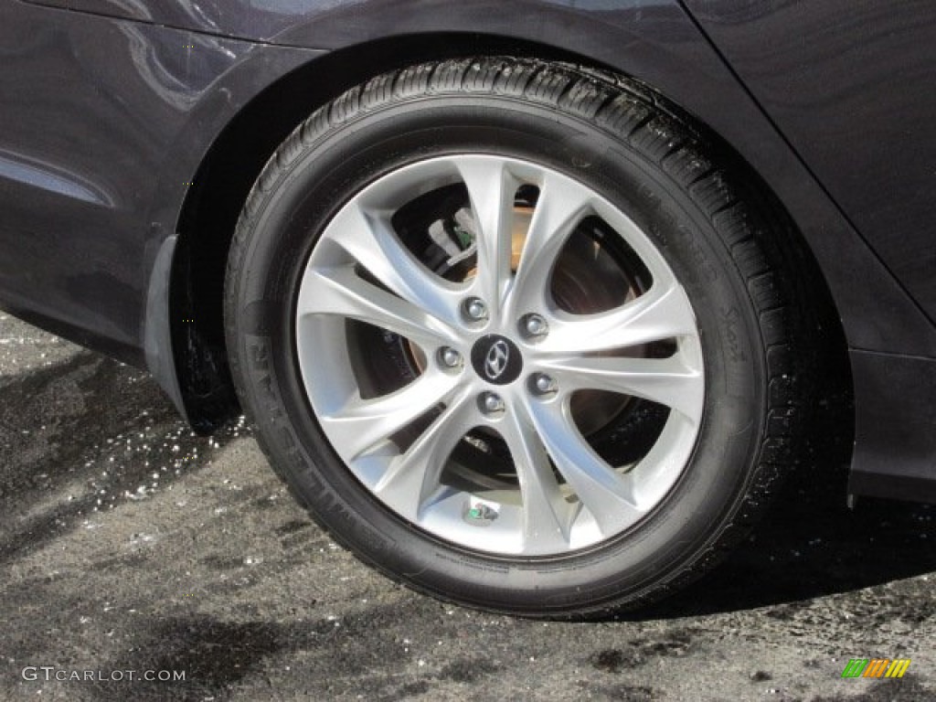 2011 Sonata Limited - Black Plum Pearl / Camel photo #3