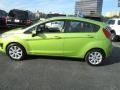 2012 Lime Squeeze Metallic Ford Fiesta SE Hatchback  photo #3