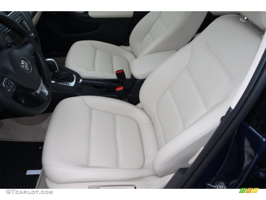 2014 Jetta TDI Sedan - Tempest Blue Metallic / Cornsilk Beige photo #16