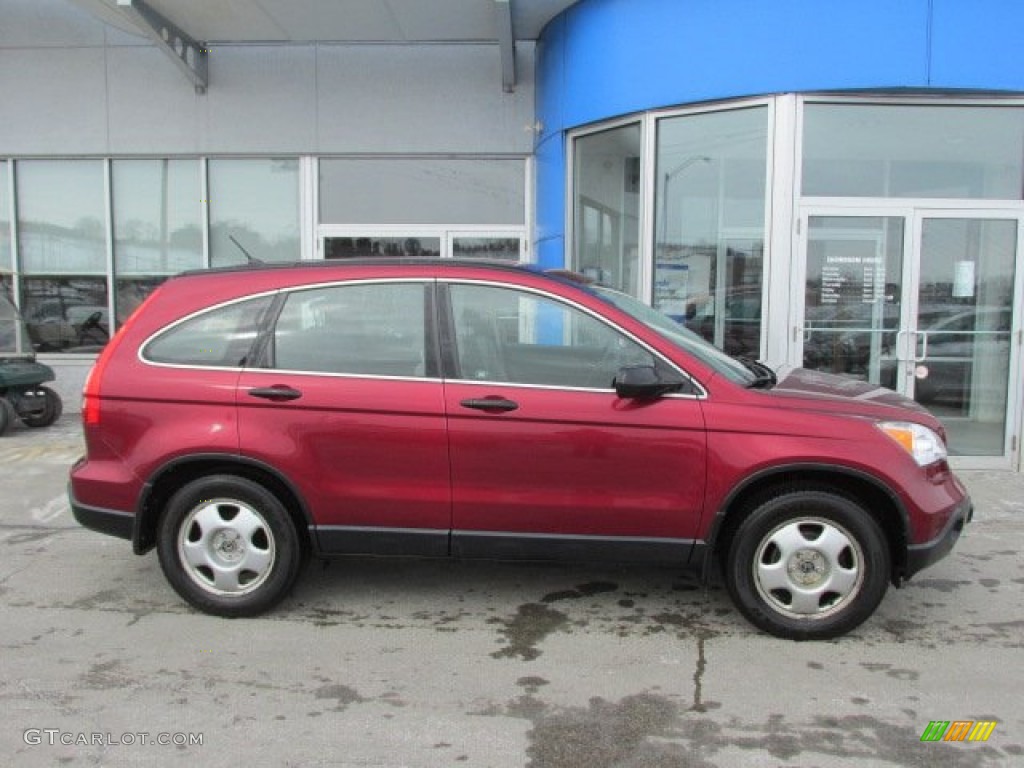 2008 CR-V LX 4WD - Tango Red Pearl / Gray photo #2