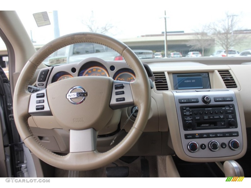 2007 Murano SL - Brilliant Silver Metallic / Cafe Latte photo #24