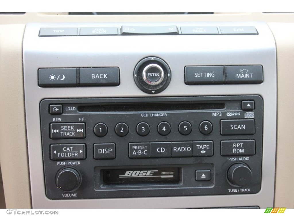 2007 Nissan Murano SL Audio System Photo #90219662