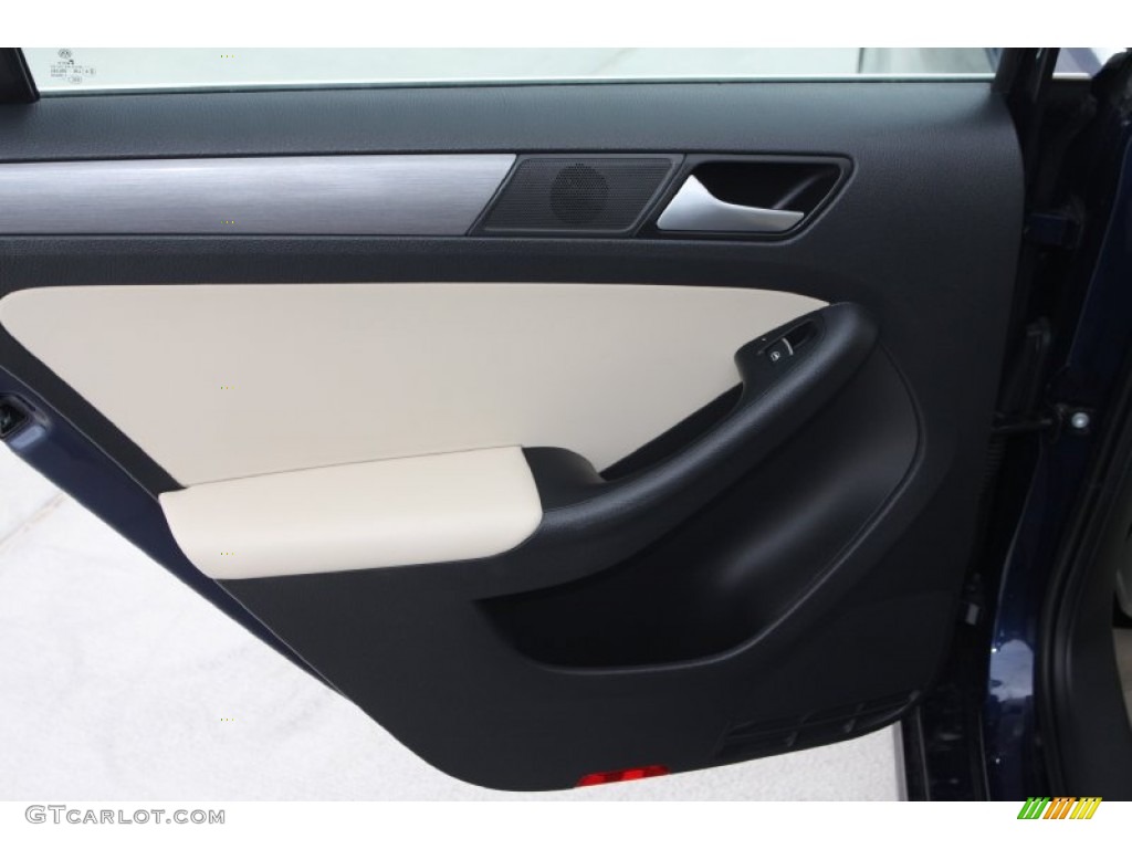 2014 Jetta TDI Sedan - Tempest Blue Metallic / Cornsilk Beige photo #27