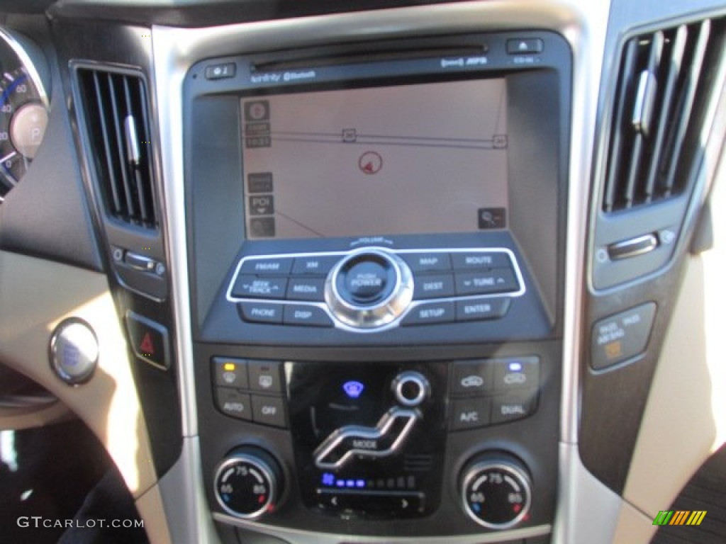 2011 Sonata Limited - Black Plum Pearl / Camel photo #20