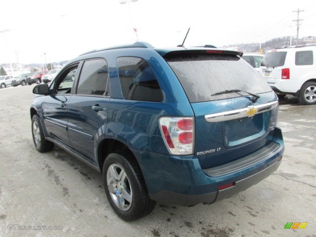 2007 Equinox LT AWD - Bermuda Green Metallic / Light Gray photo #7