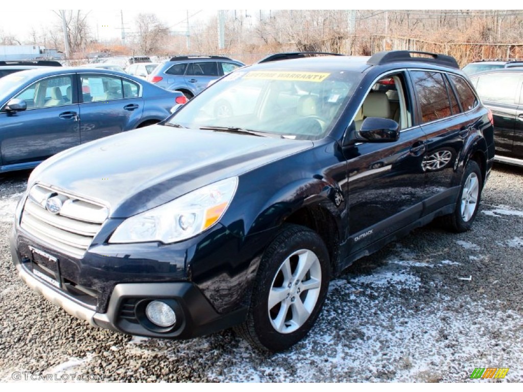 Deep Indigo Pearl 2013 Subaru Outback 2.5i Limited Exterior Photo #90220607