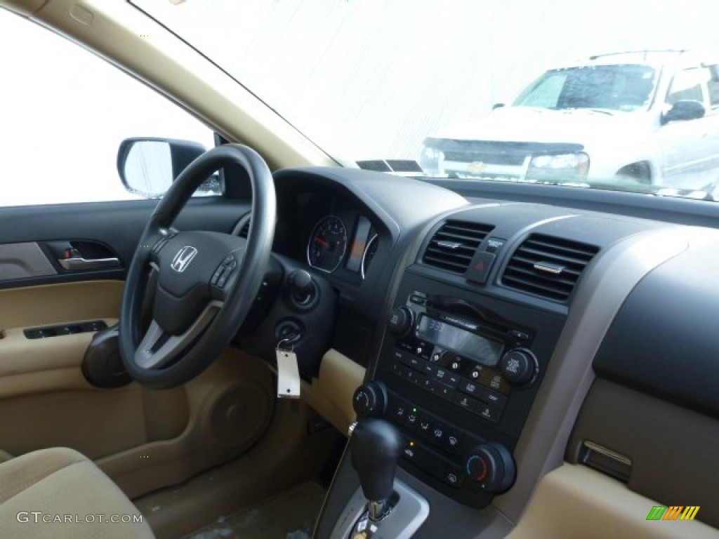 2008 CR-V EX 4WD - Borrego Beige Metallic / Ivory photo #12