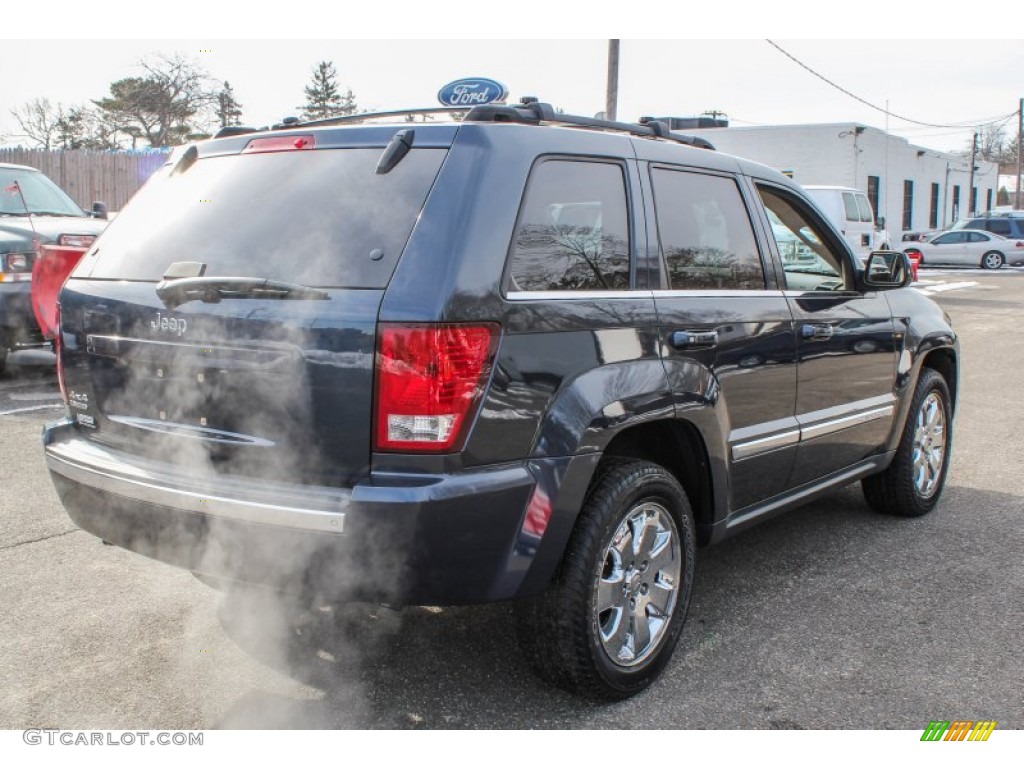 2009 Grand Cherokee Limited 4x4 - Modern Blue Pearl / Dark Slate Gray/Light Graystone Royale Leather photo #6