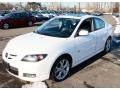 2007 Crystal White Pearl Mazda MAZDA3 s Grand Touring Sedan  photo #3