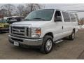 2013 Oxford White Ford E Series Van E350 XLT Extended Passenger  photo #1