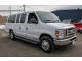 2013 Oxford White Ford E Series Van E350 XLT Extended Passenger  photo #8