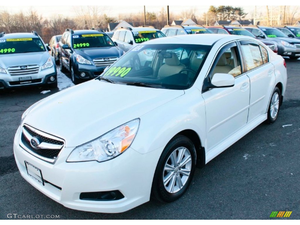 Satin White Pearl 2012 Subaru Legacy 2.5i Exterior Photo #90226004