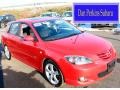 2004 Velocity Red Mazda MAZDA3 s Hatchback  photo #1