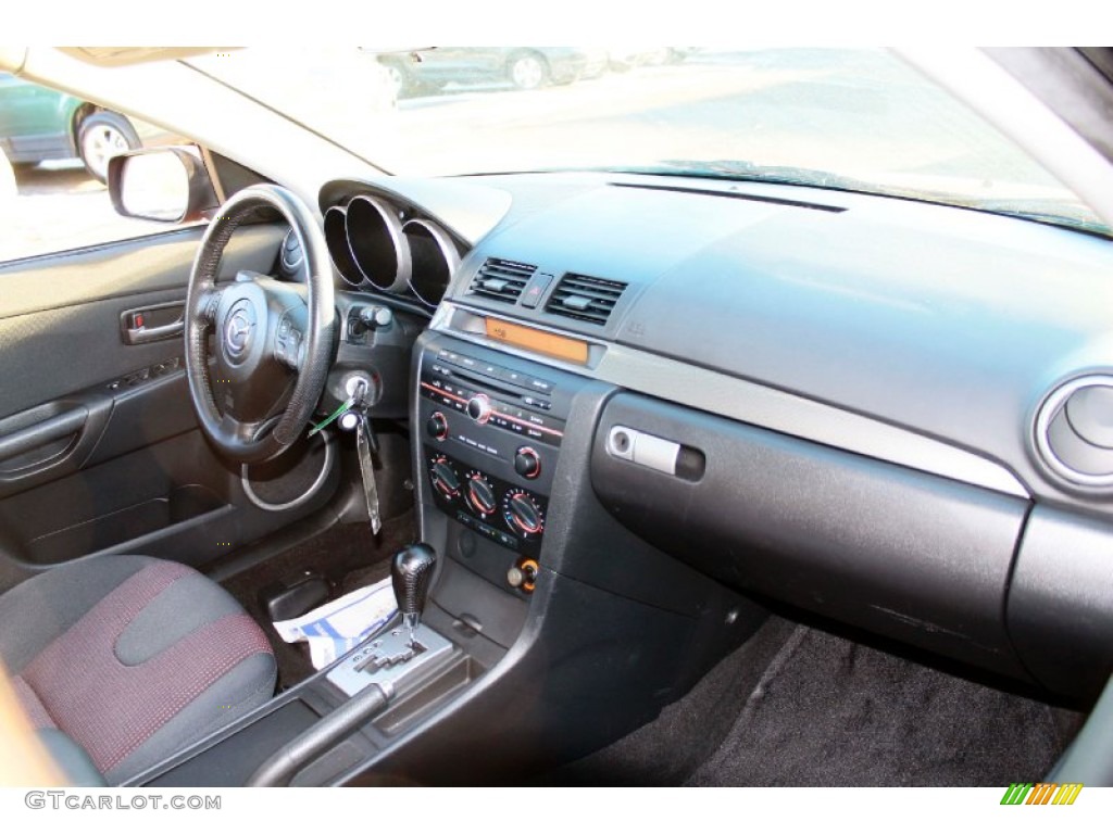 2004 MAZDA3 s Hatchback - Velocity Red / Black/Red photo #9