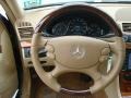2008 Mercedes-Benz E Cashmere Interior Steering Wheel Photo