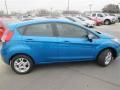 2014 Blue Candy Ford Fiesta SE Hatchback  photo #6