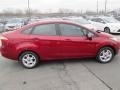 Ruby Red - Fiesta SE Sedan Photo No. 6