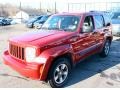 2008 Red Rock Crystal Pearl Jeep Liberty Sport 4x4  photo #3