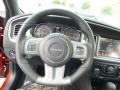 2014 Dodge Charger Anniversary Black/Foundry Black with Cloud Overprint Interior Steering Wheel Photo