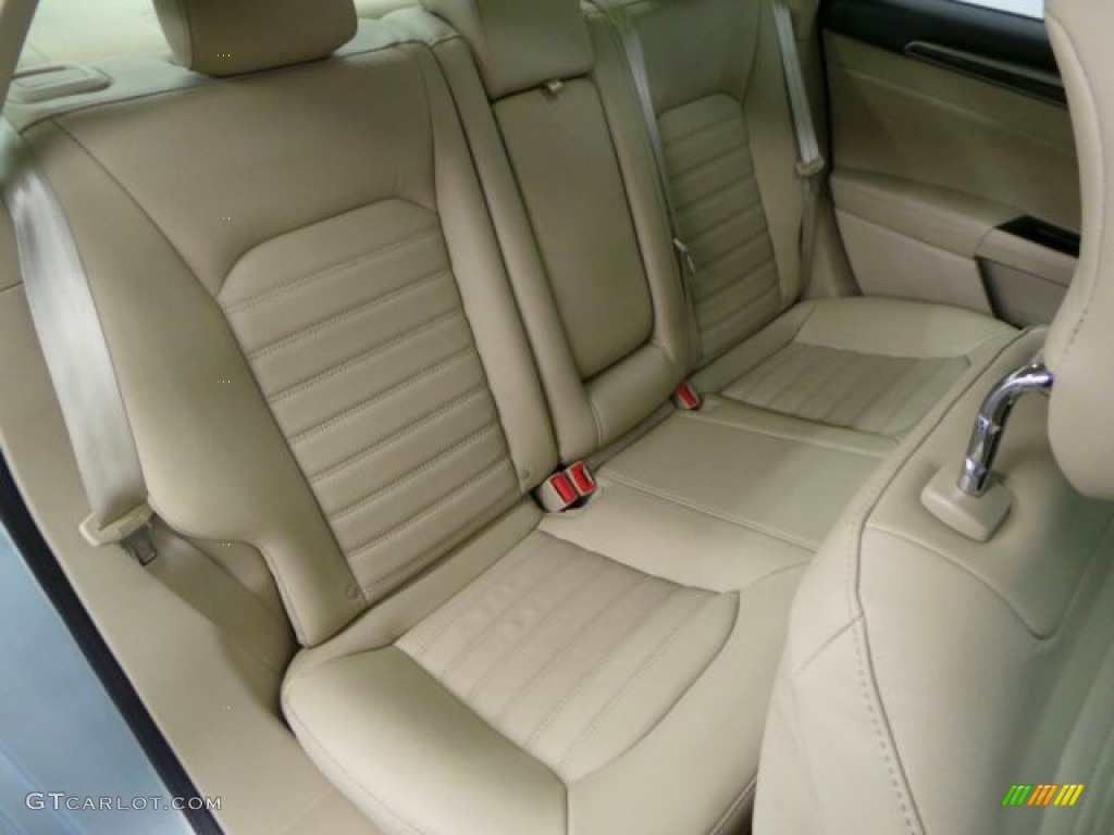 2013 Fusion Hybrid SE - Ice Storm Metallic / Dune photo #8