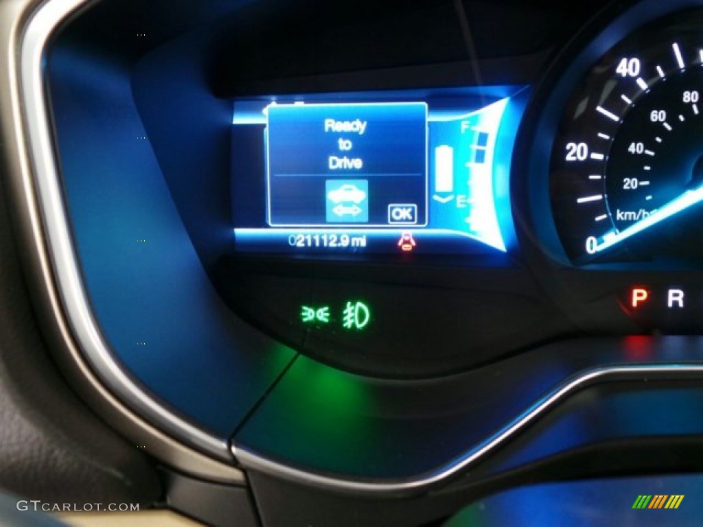 2013 Fusion Hybrid SE - Ice Storm Metallic / Dune photo #17