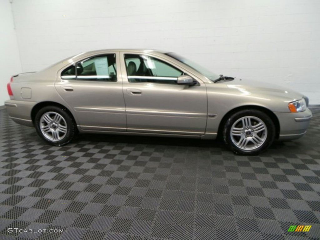 2005 S60 2.4 - Lunar Gold Metallic / Taupe/Light Taupe photo #3