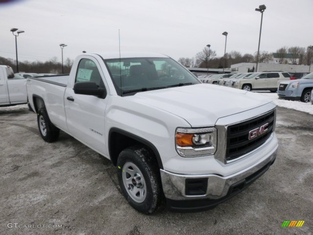 Summit White 2014 GMC Sierra 1500 Regular Cab 4x4 Exterior Photo #90231188