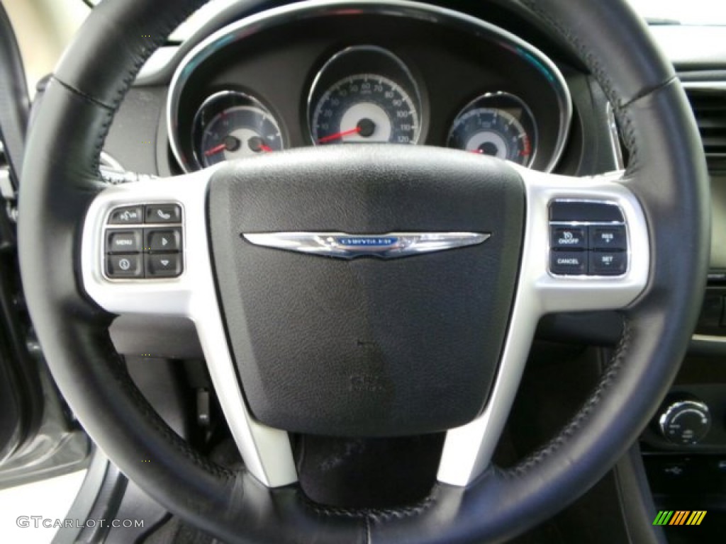 2012 200 Limited Sedan - Tungsten Metallic / Black/Light Frost photo #13