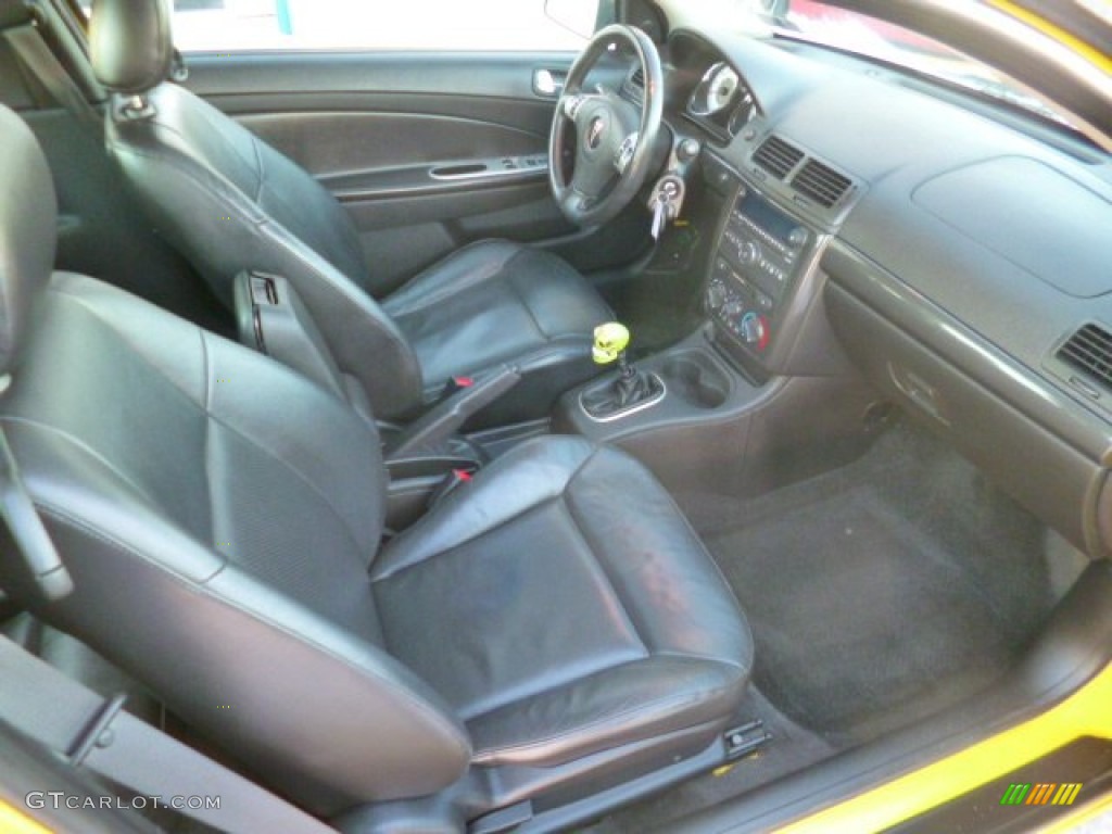 Ebony Interior 2008 Pontiac G5 GT Photo #90231836