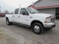 Oxford White - F350 Super Duty Lariat Crew Cab 4x4 Dually Photo No. 7