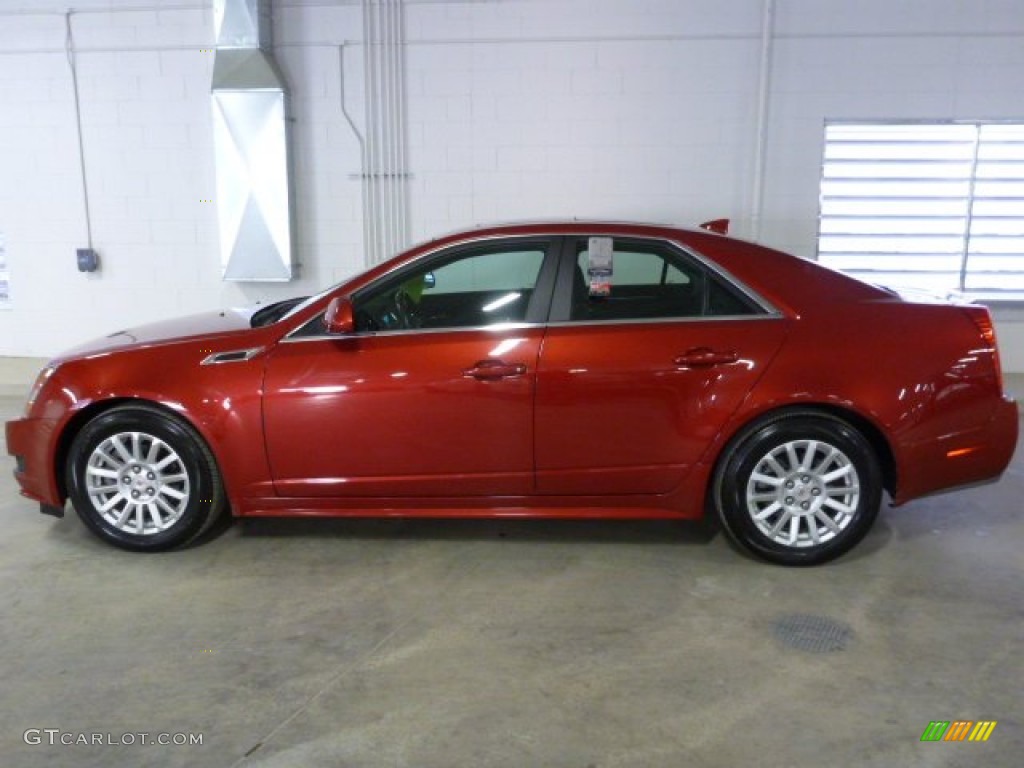 Crystal Red Tintcoat 2013 Cadillac CTS 4 3.0 AWD Sedan Exterior Photo #90233828