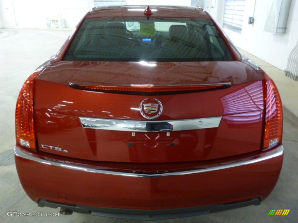 2013 CTS 4 3.0 AWD Sedan - Crystal Red Tintcoat / Ebony photo #12