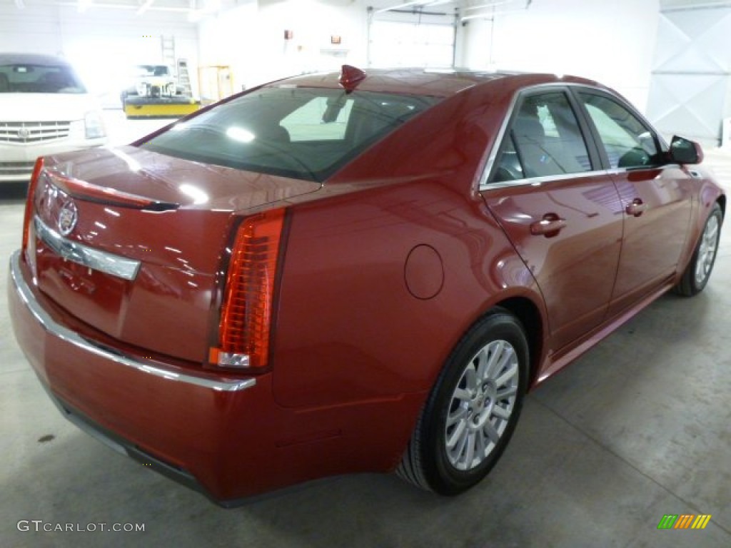 2013 CTS 4 3.0 AWD Sedan - Crystal Red Tintcoat / Ebony photo #13