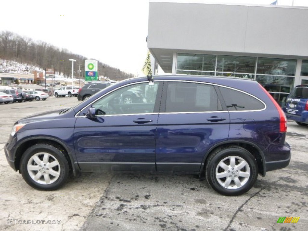 2009 CR-V EX-L 4WD - Royal Blue Pearl / Gray photo #2