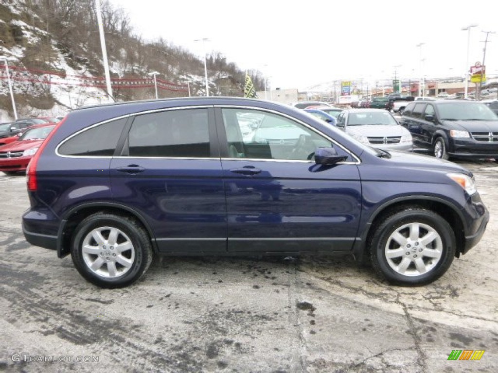 2009 CR-V EX-L 4WD - Royal Blue Pearl / Gray photo #6