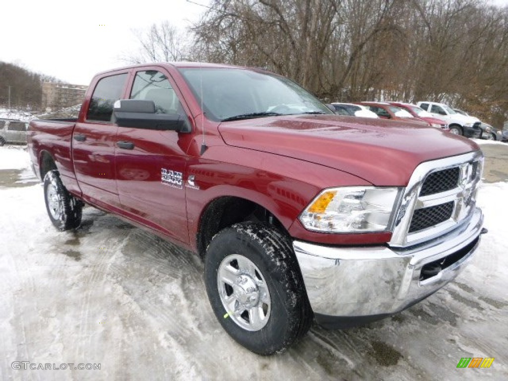Deep Cherry Red Crystal Pearl 2014 Ram 2500 Tradesman Crew Cab 4x4 Exterior Photo #90236654