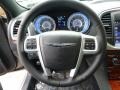 2014 Chrysler 300 Black Interior Steering Wheel Photo