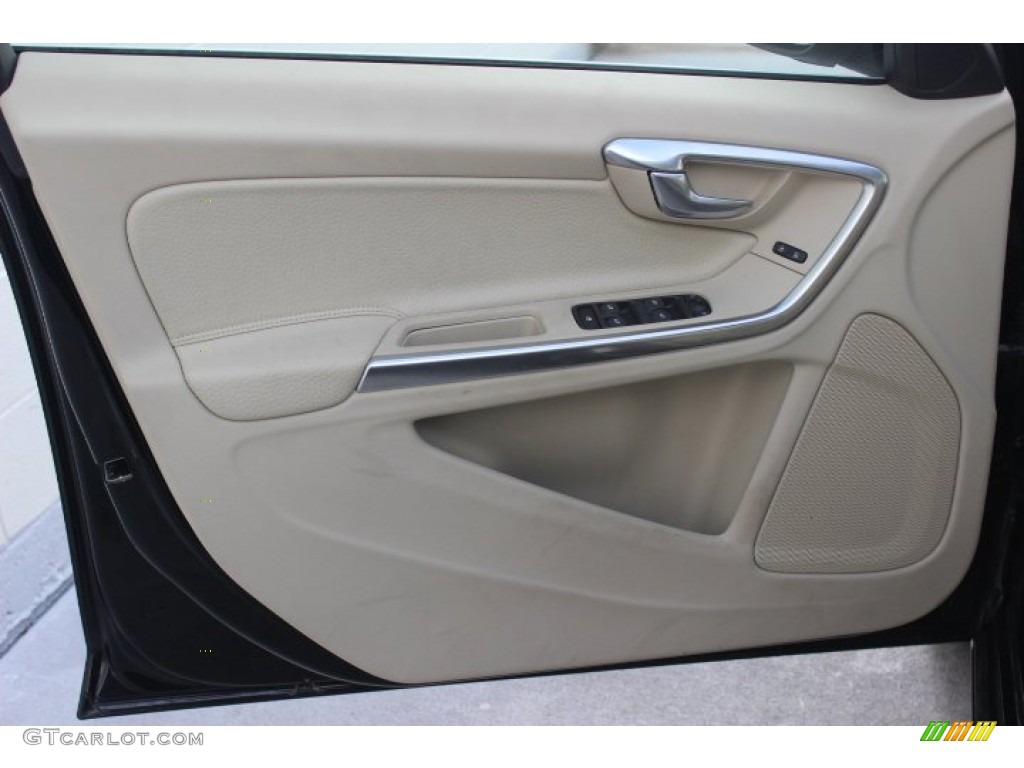 2012 S60 T5 - Black Sapphire Metallic / Soft Beige photo #7